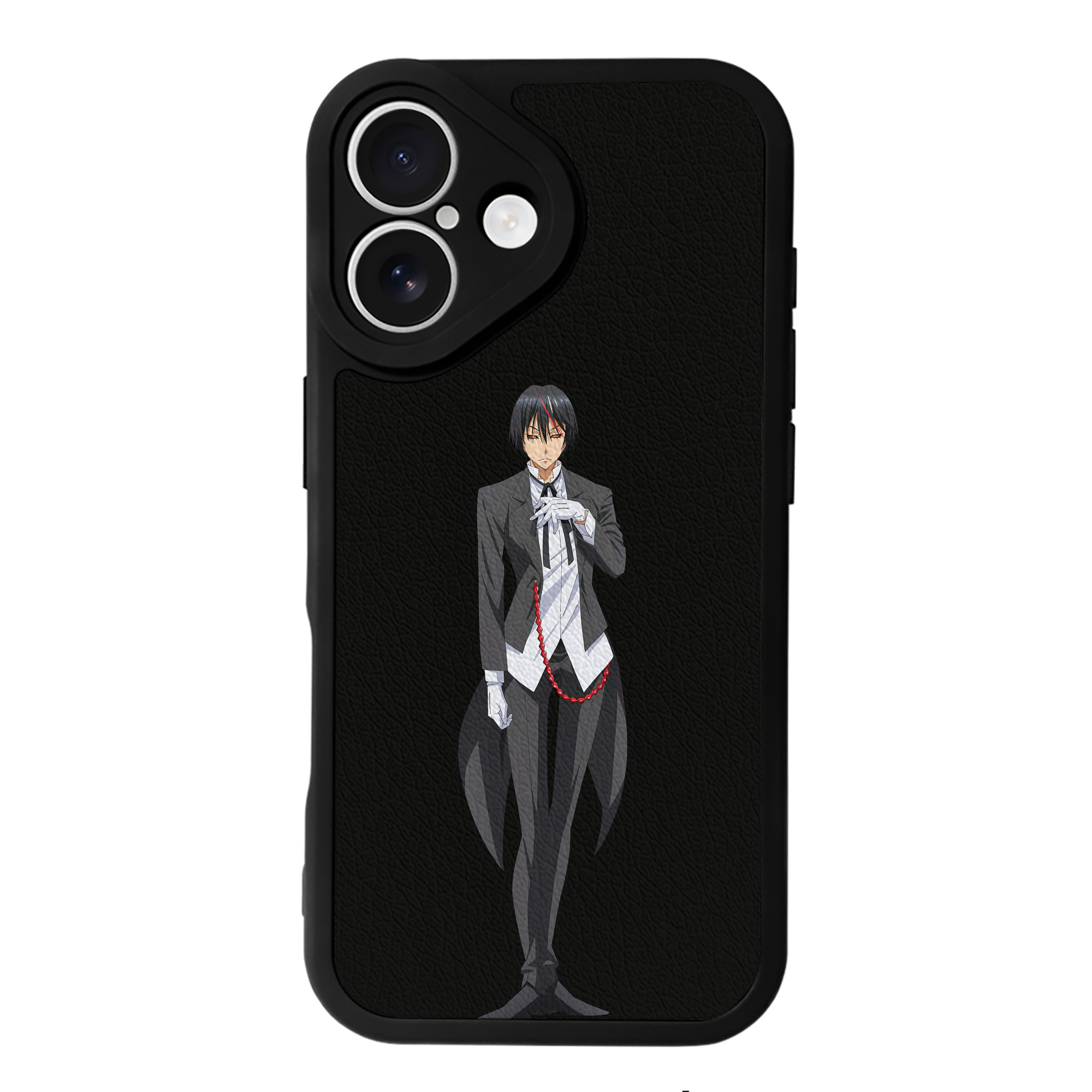 （画像用） 転スラ Regarding Reincarnated to Slime 【iPhone 16シリーズ対応】シリコンスマホケース（レザー調） 材質：シリコン